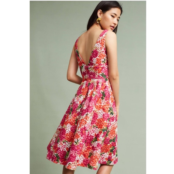 NWT Anthropologie Monique Lhuillier Riona Dress 10 - Picture 2 of 5